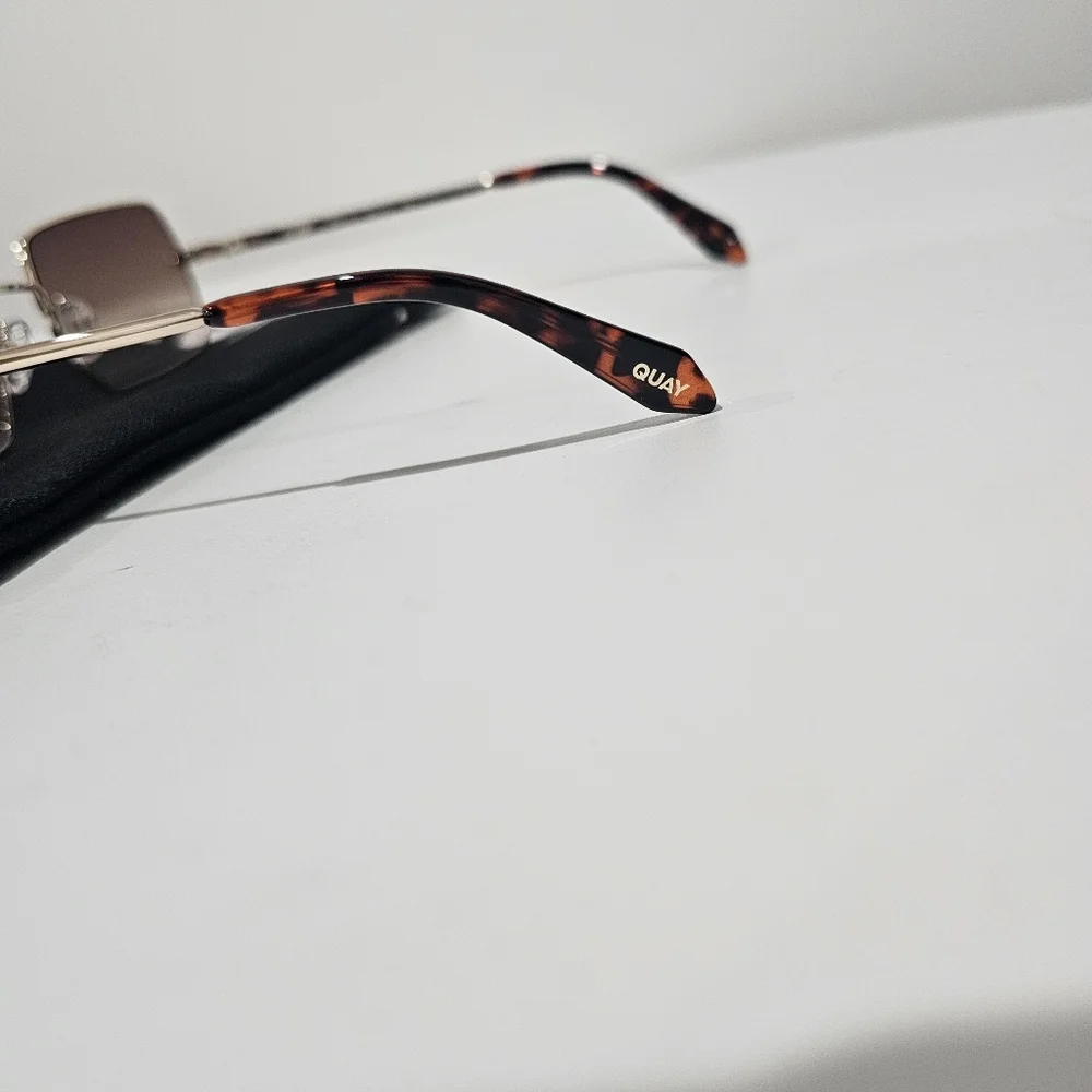 Quay TTYL Square Gradient Sunglasses